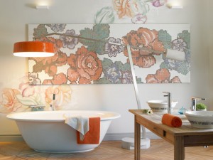 Floral Bathroom 