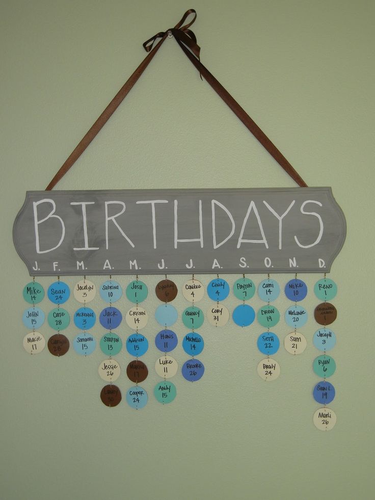 Birthday Calendar